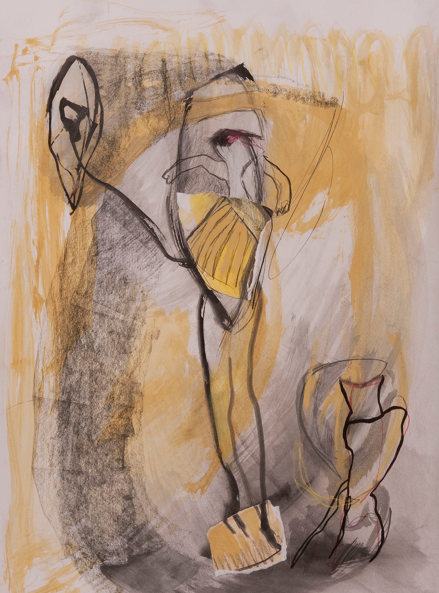 Yellow Creature. Homage to Marvin Peak